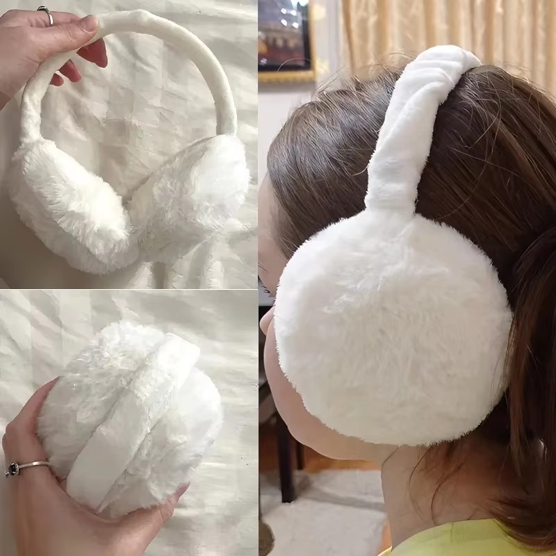Earmuffs Foldable - 1/2/3pcs Foldable Hamburger Earmuffs for Winter