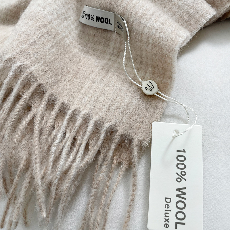 Winter Warm 100% Pure Wool Sca - Wool Scarf Men recension och pris