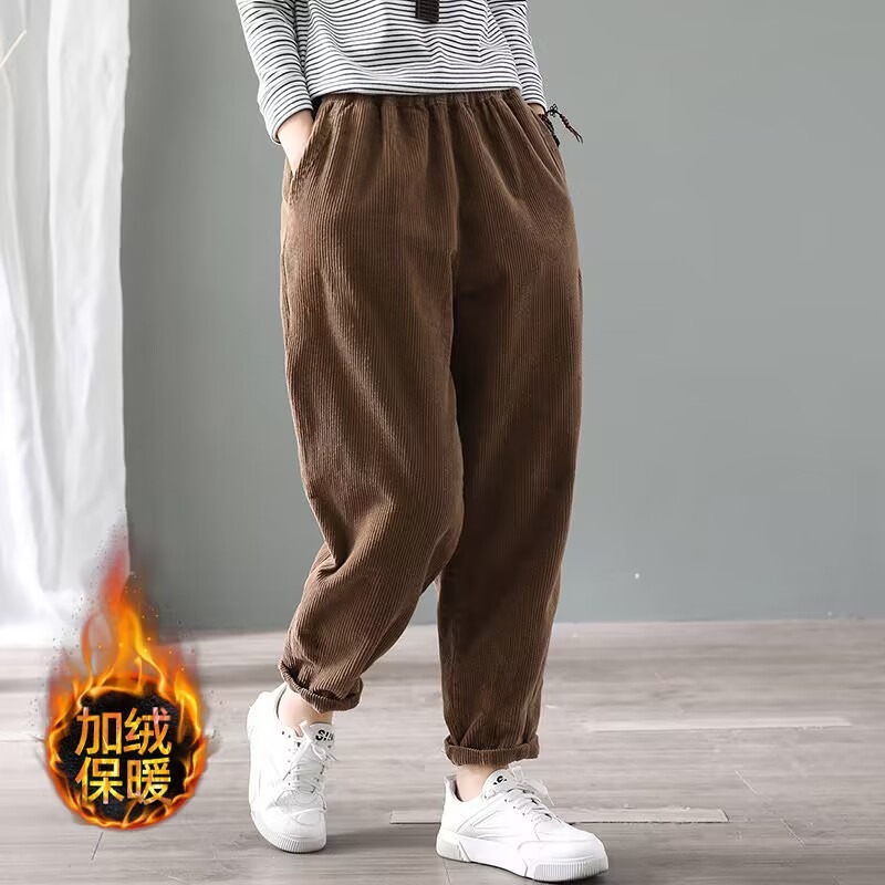 Women Corduroy Harem Pants Ela - Corduroy Pant Warm recension och pris