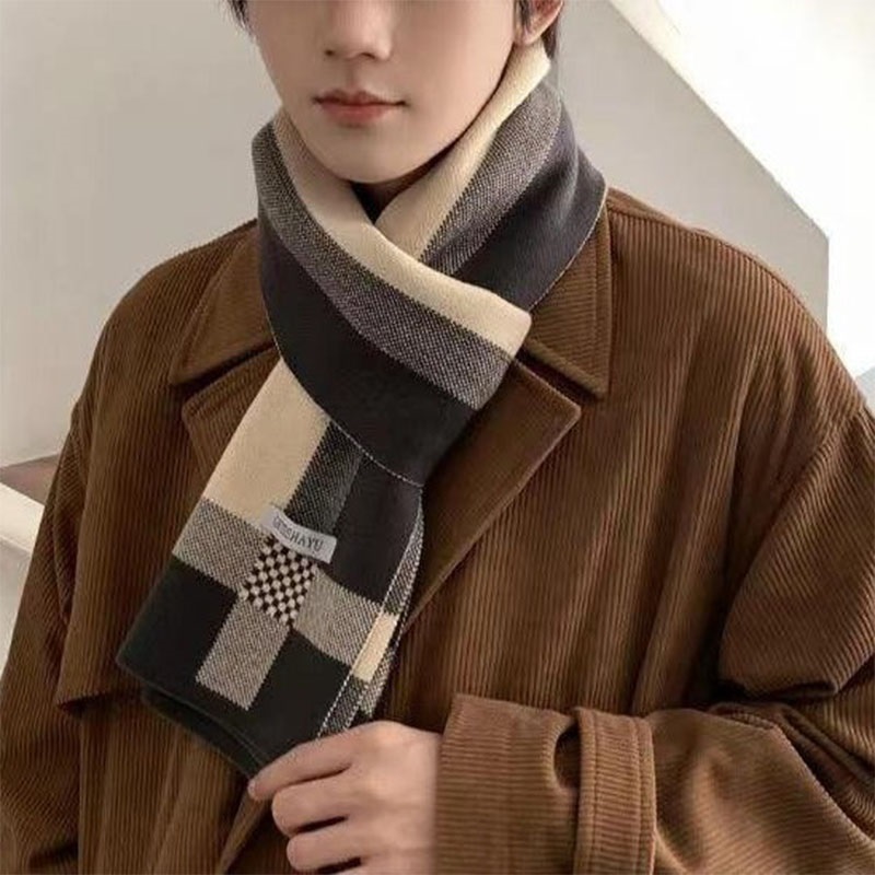 New Winter Men Scarf Keep Warm - Wool Scarf Men recension och pris
