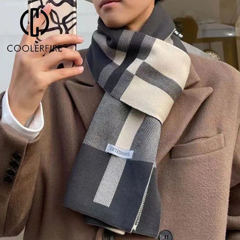 New Winter Men Scarf Keep Warm - Wool Scarf Men recension och pris